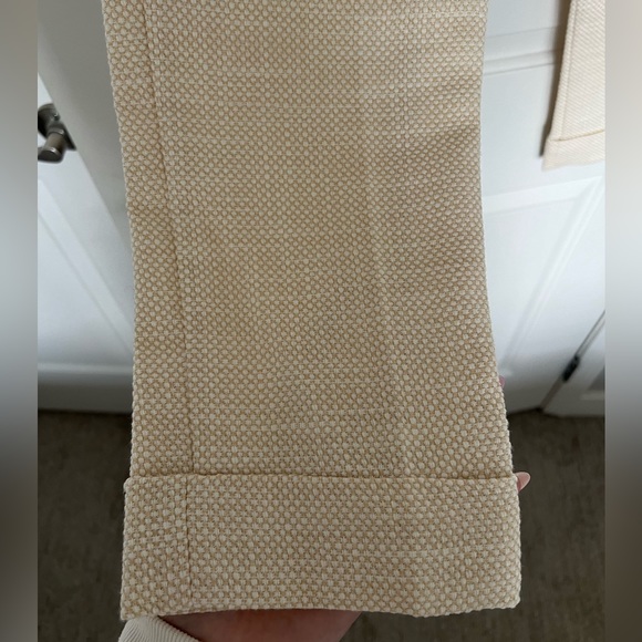 Ann Taylor Textured Ankle Work Pants - Picture 6 of 8